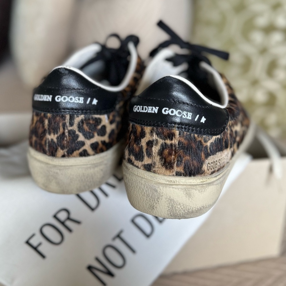 🎉MOVING SALE!!!🎉Golden Goose Soul Star Leopard Sneakers - Picture 9 of 13